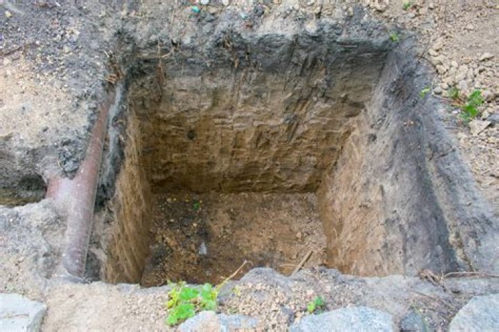How deep is a gravel pit?