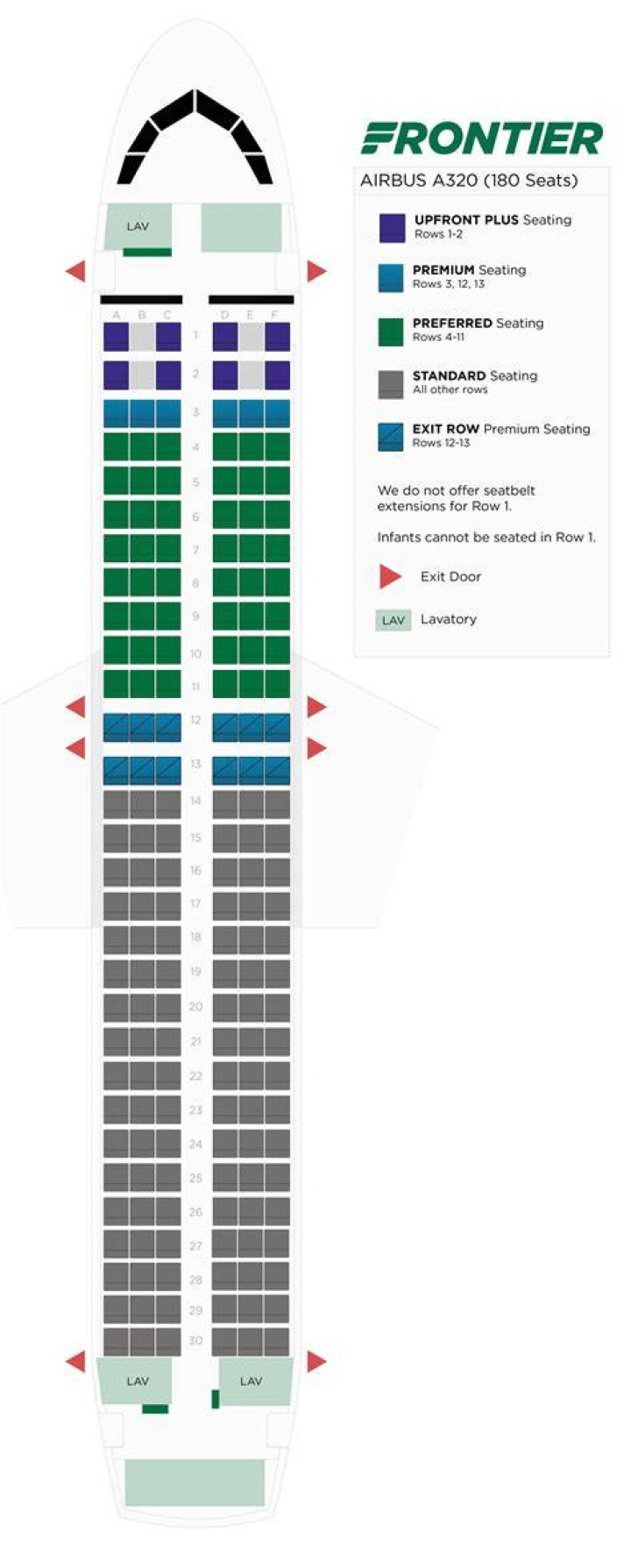 How do I select seats on Frontier Airlines?