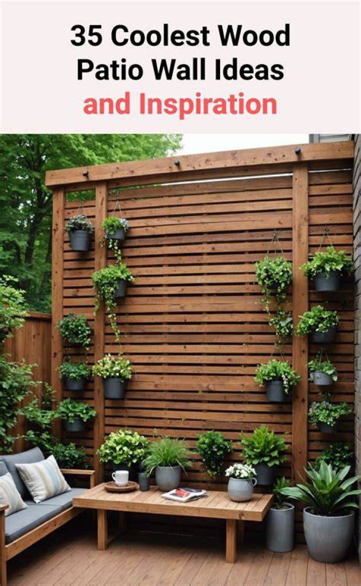 How do you build an outdoor wood wall?