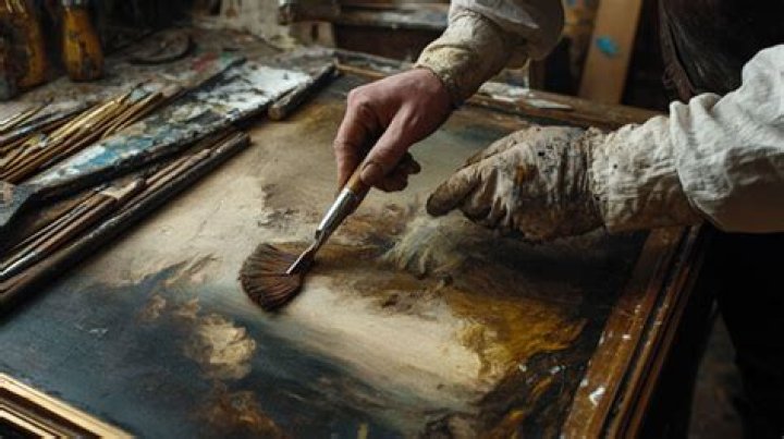 How do you restore an old oil painting?