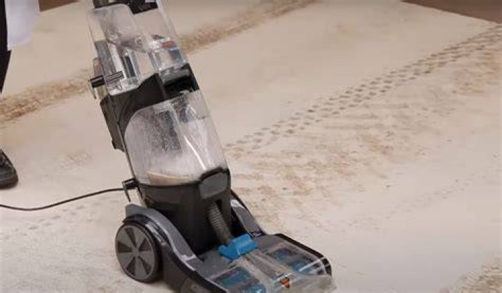 How do you use a dry carpet cleaner?
