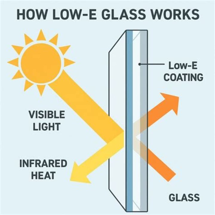 How is low E coating applied glass?