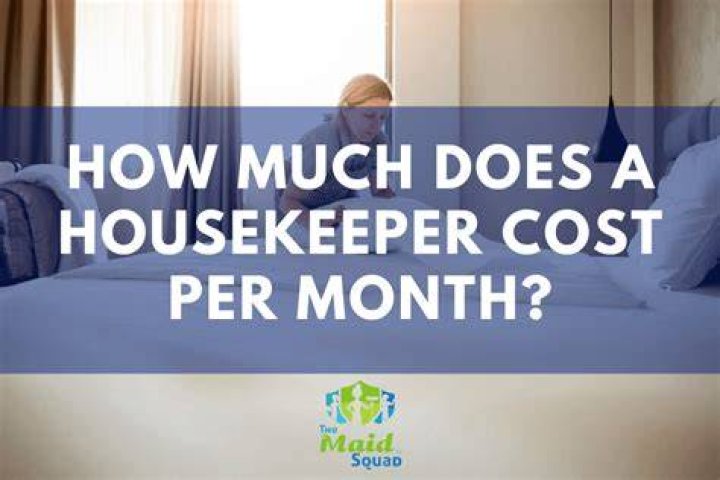How much does a maid cost a month?