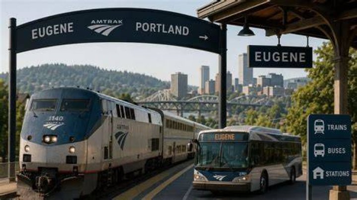 How much is a train ticket from Eugene to Portland?