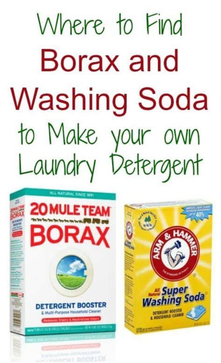 Is washing soda the same as borax?