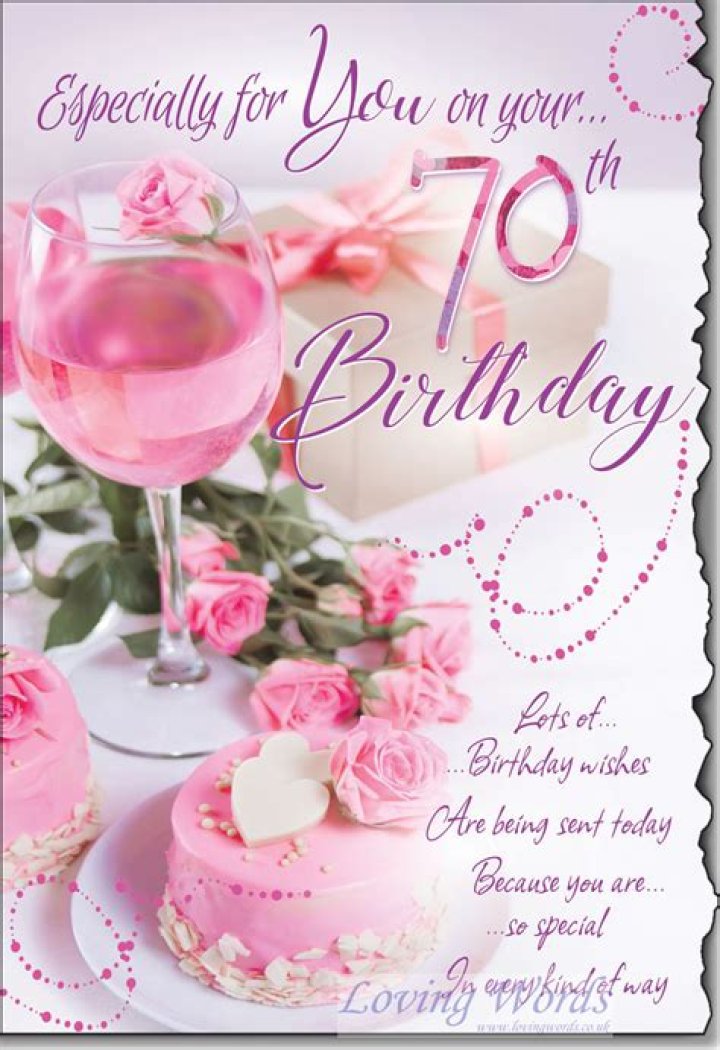 What do you write in a 70th birthday card for a friend?