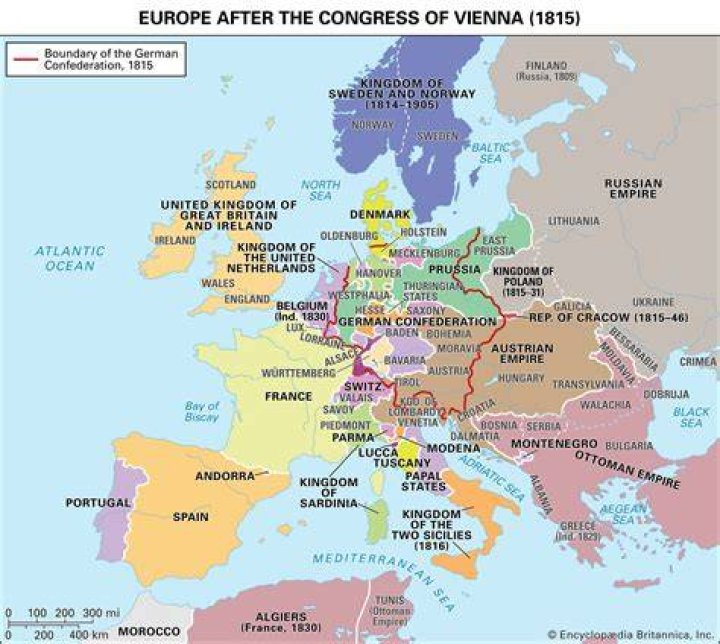 What happened at the Congress of Vienna?