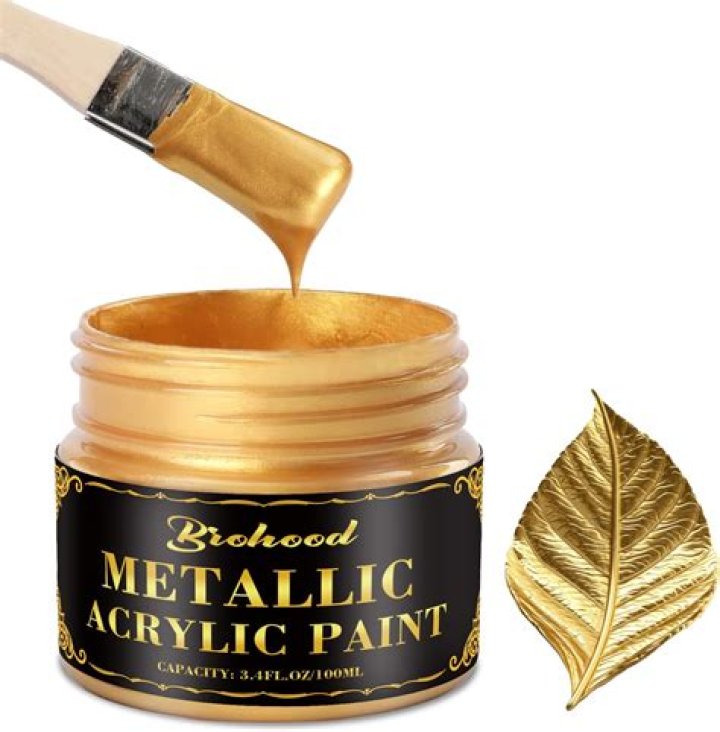What is gold leaf paint used for?
