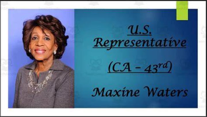 What is the education level of Maxine Waters?
