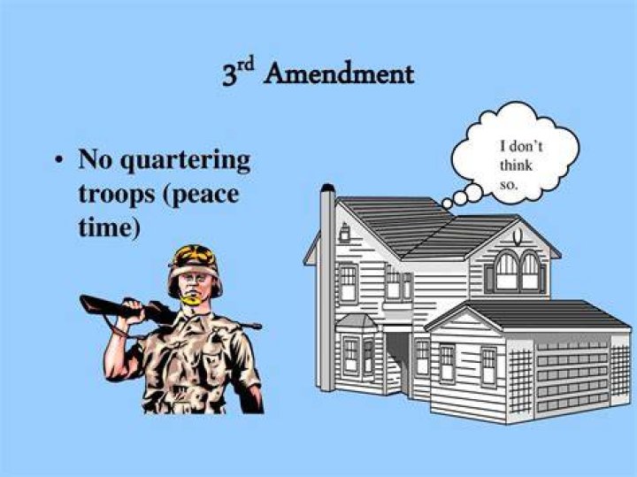 Who wrote the third amendment?