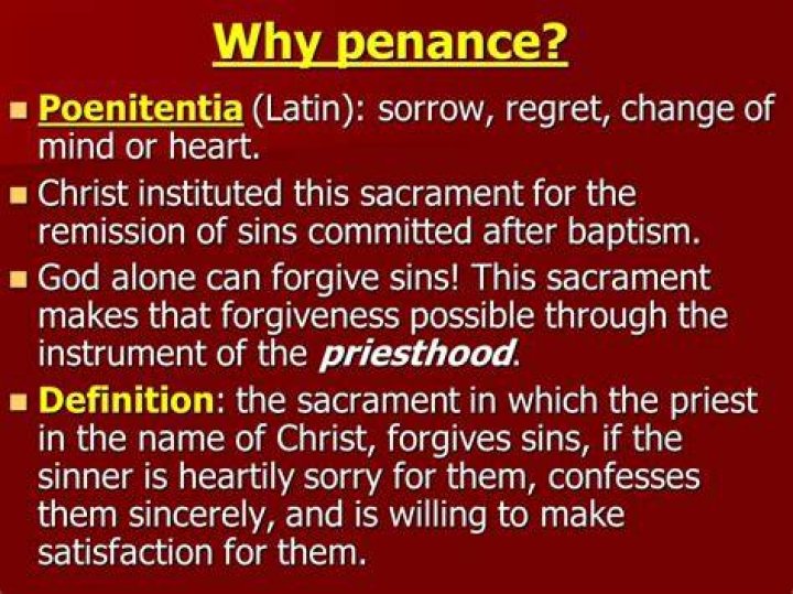 Why is the sacrament of penance important?